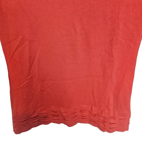 Lafayette 148 Sweater Knit Sweater Women S Orange Scoop Neck Sweater Pullover - Picture 3 of 8